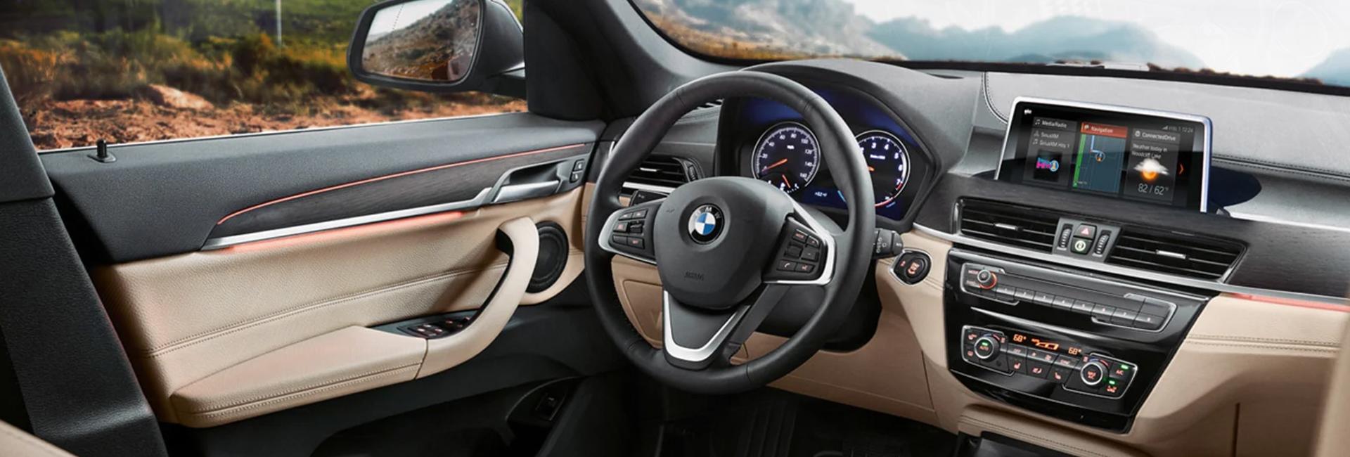 Interior image of the 2020 BMW 28i