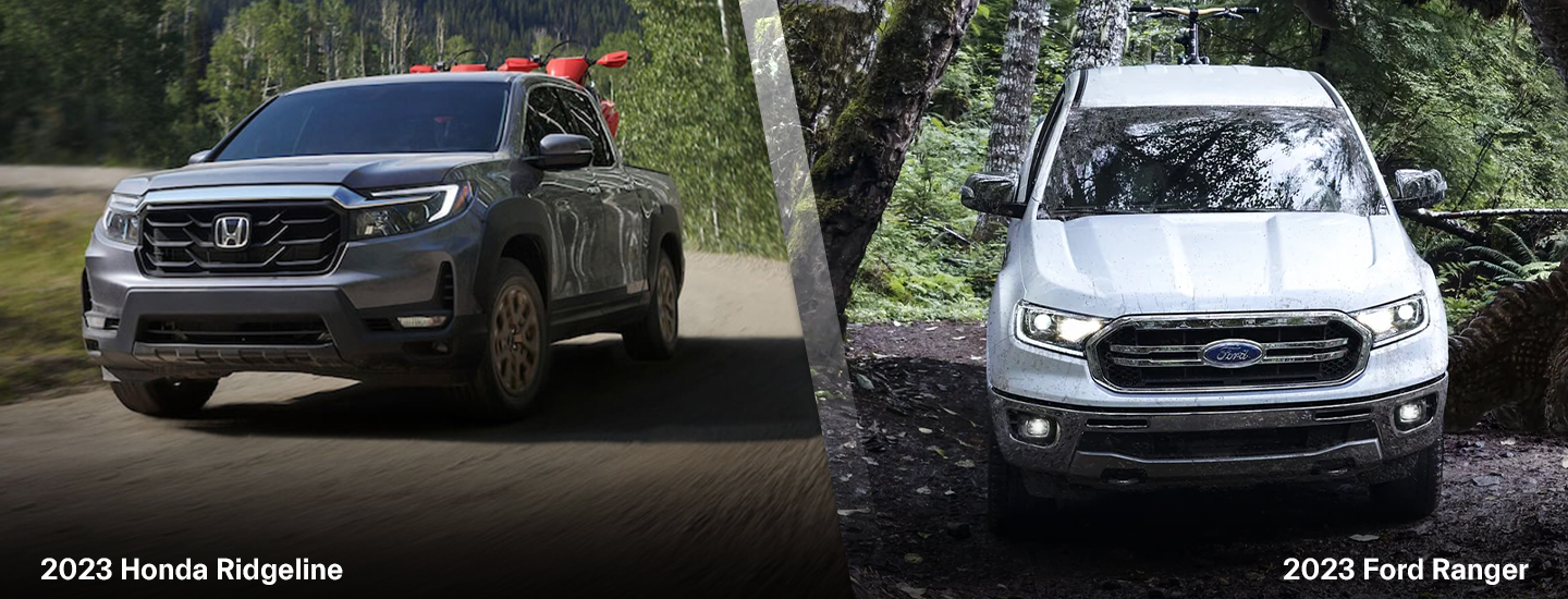 2023 Honda Ridgeline vs. Ford Ranger Comparison