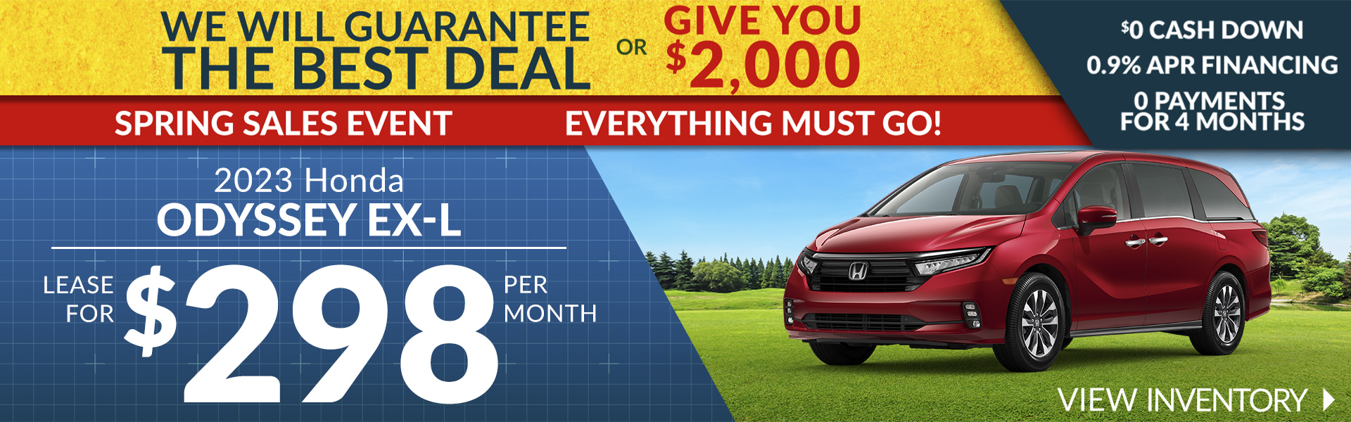 Honda Odyssey Offer