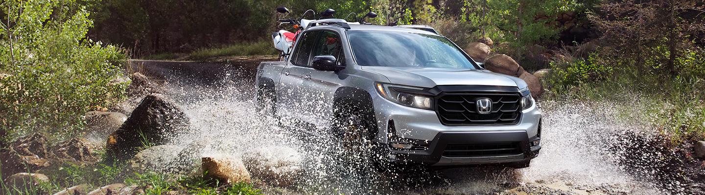 Driving honda ridgeline in water