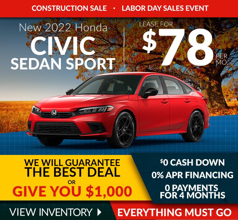 Honda Civic Offer