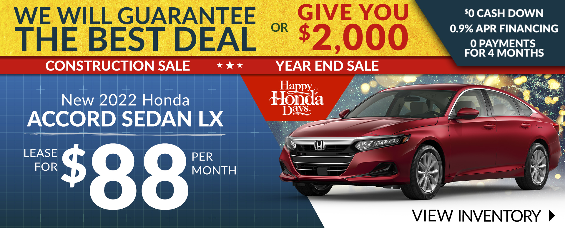 Honda Accord Offer