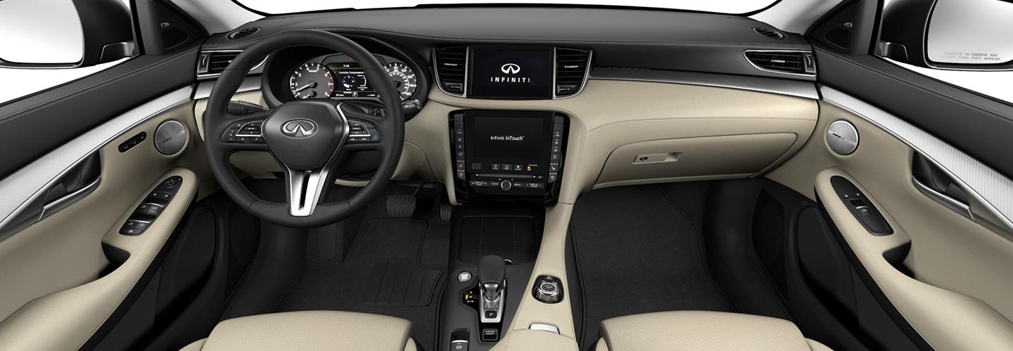 Full interior view of the 2021 QX60