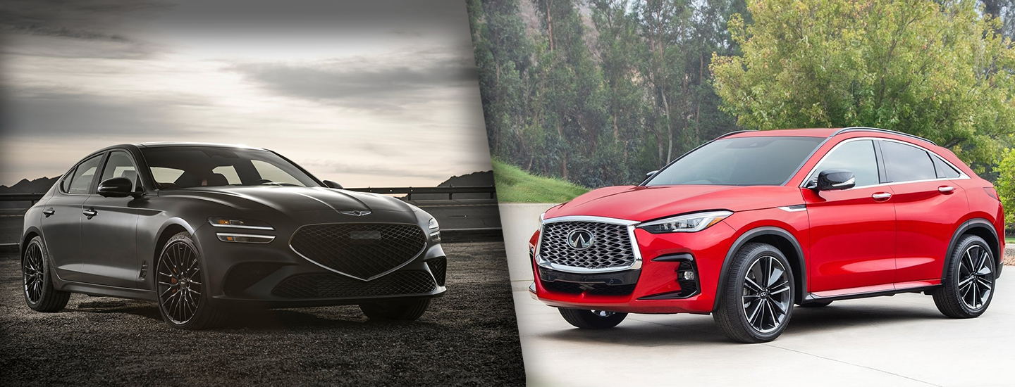 Compare the Key Features of the 2022 INFINITI QX55 vs Genesis GV70 ...