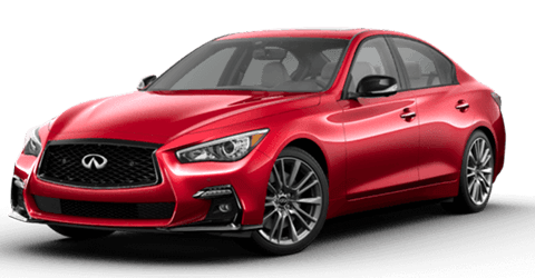 INFINITI Q50 RED SPORT 400 AWD at South INFINITI in Miami, FL