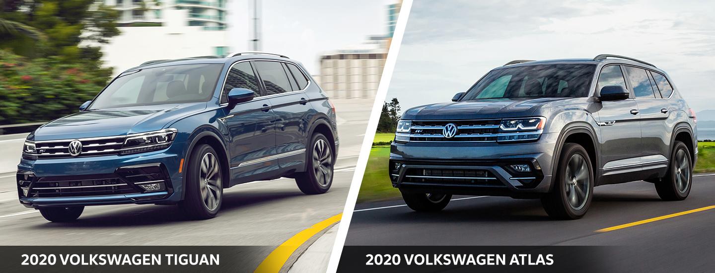 2020 Vw Atlas Vs Tiguan South Motors Volkswagen