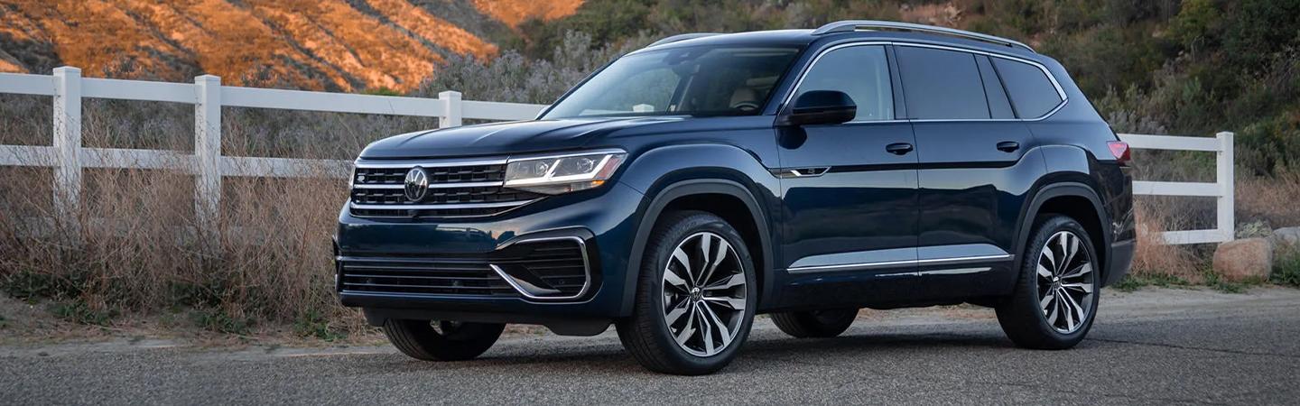 2022 Volkswagen Atlas parked in a canyon